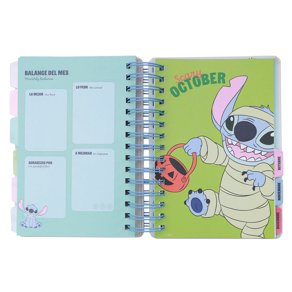 Agenda 2027 Mooving A5 Diaria - Stitch en internet
