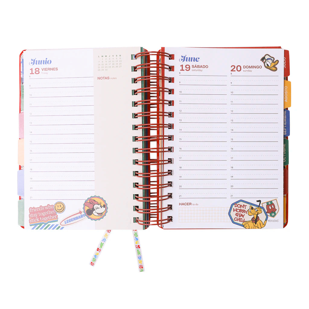 Agenda 2027 Mooving A5 Diaria - Mickey and Friends - Woopy | Librería Online Argentina — Cuadernos, Marcadores y Más