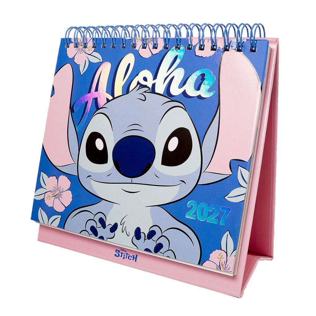 Calendario 2027 Mooving De Escritorio - Stitch
