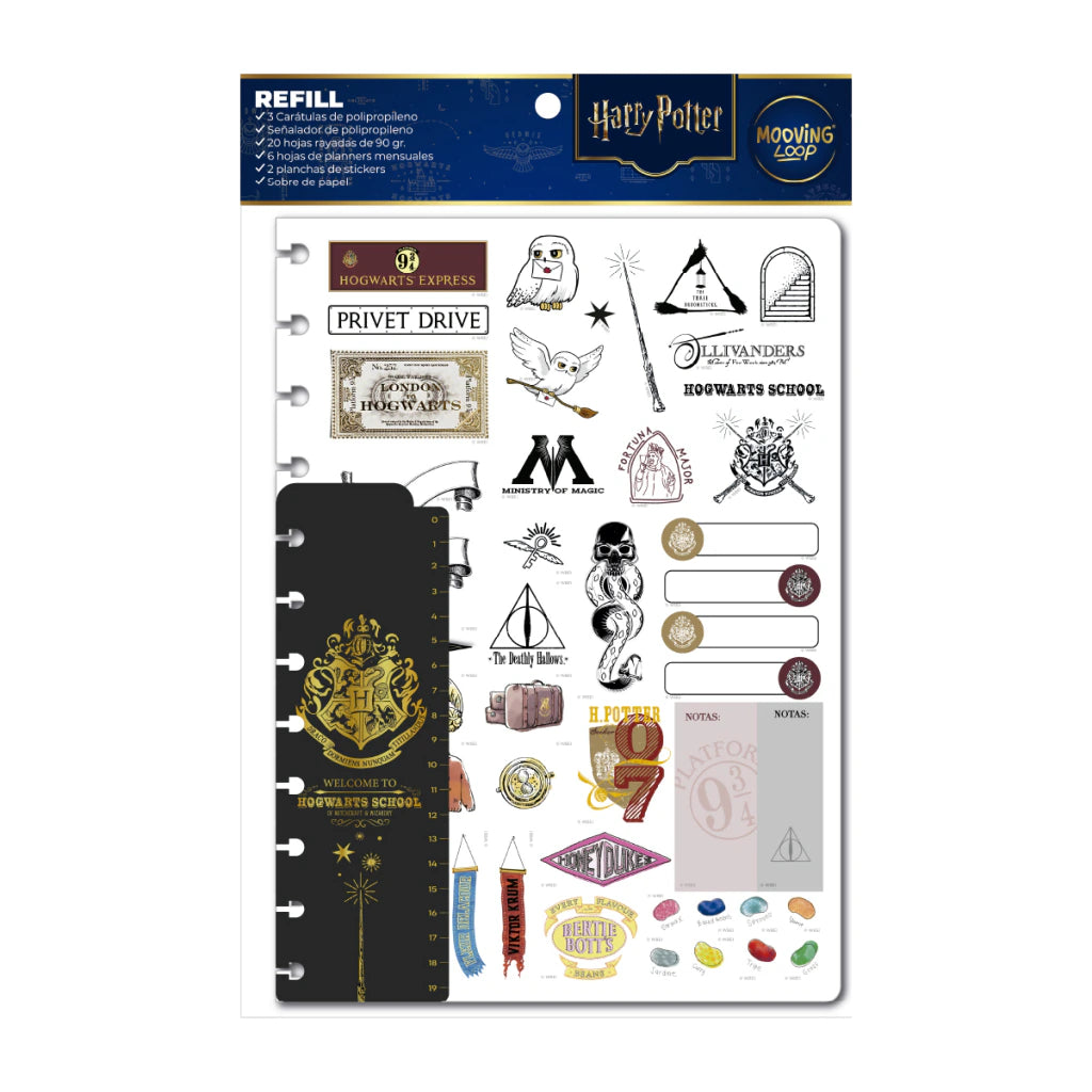 Refill Mooving Loop 21x28 - Harry Potter