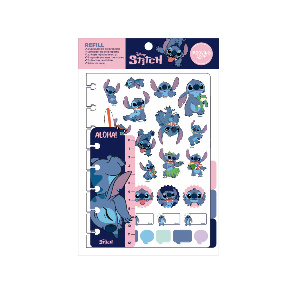 Refill Mooving Loop A5 - Stitch