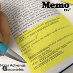 Notas adhesivas Memofix traslúcidas 60x90 mm - comprar online