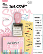 Stamp Set Ibicraft - Sello Rotativo + Almohadilla - comprar online