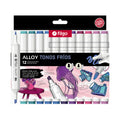 Marcadores Artísticos Filgo Alloy - Tonos Frios x12