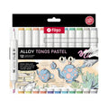 Marcadores Artísticos Filgo Alloy - Tonos Pastel x12