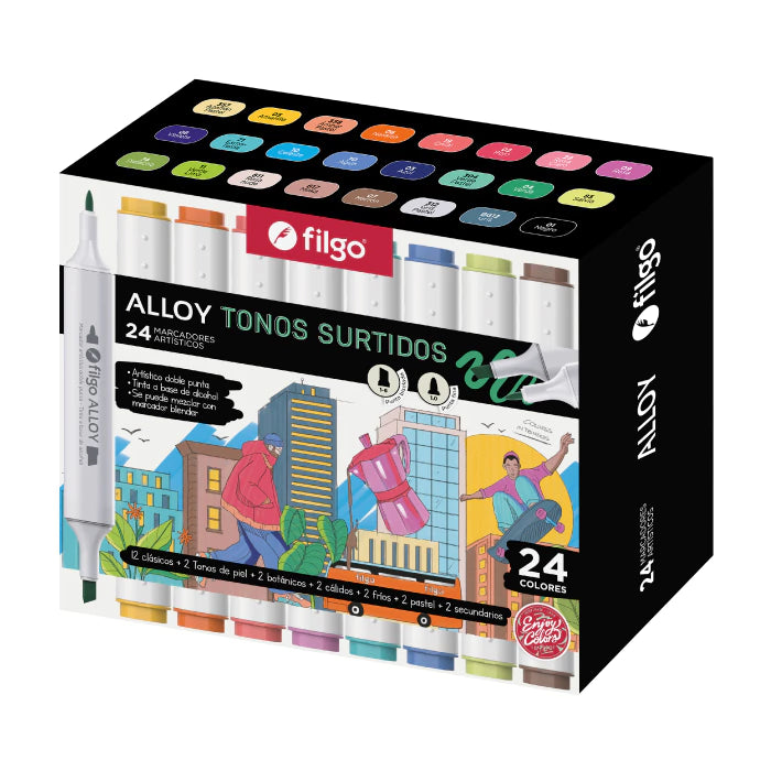 Marcadores Artisticos Filgo Alloy x24