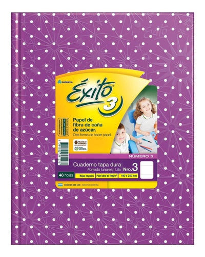 Cuaderno Exito E3 Tipo ABC x48 hojas Rayado a lunares - Woopy | Librería Online Argentina — Cuadernos, Marcadores y Más