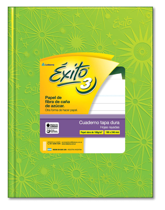Imagen de Cuaderno Exito E3 Tipo ABC x48 hojas Rayado