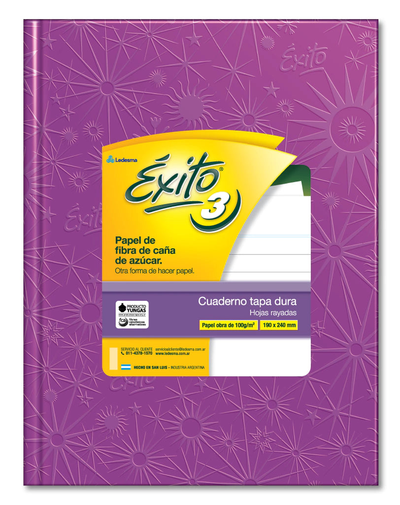 Cuaderno Exito E3 Tipo ABC x48 hojas Rayado - Woopy | Librería Online Argentina — Cuadernos, Marcadores y Más
