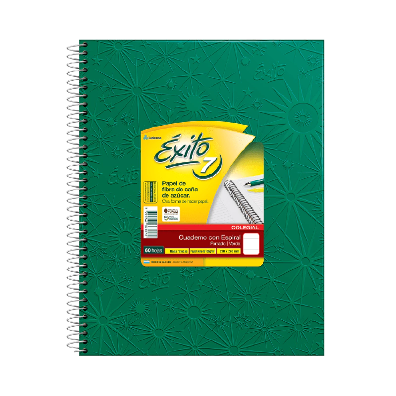 Cuaderno Exito E7 con espiral rayado Varios colores - comprar online