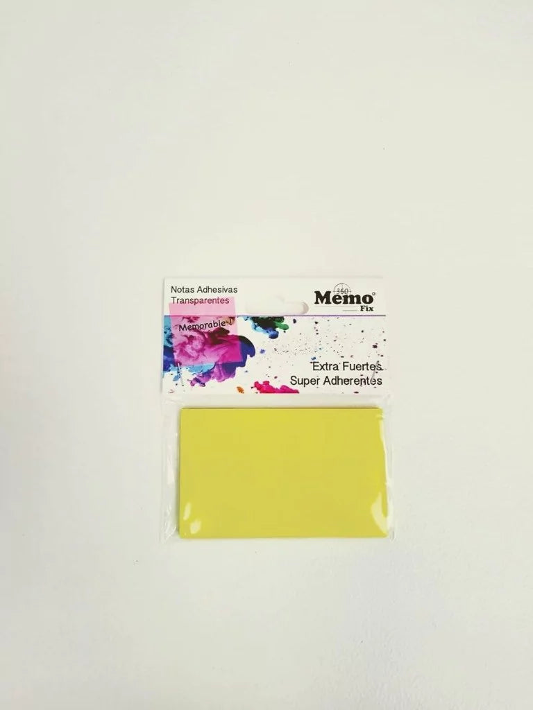 Notas adhesivas Memofix traslúcidas 75x75mm - Woopy | Librería Online Argentina — Cuadernos, Marcadores y Más