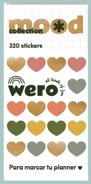 Stickers Wero Bullet - Woopy | Librería Online Argentina — Cuadernos, Marcadores y Más