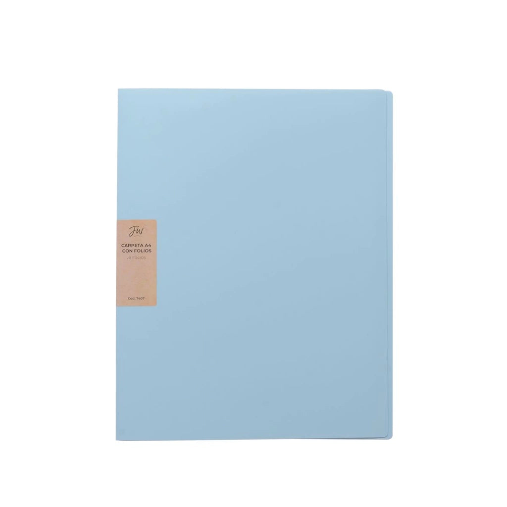Imagen de Carpeta con 20 folios pastel A4 FW (7407)
